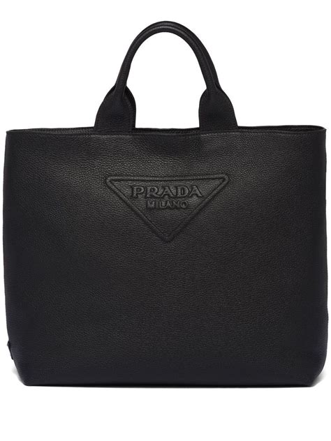 prada logo bag|prada embossed logo tote.